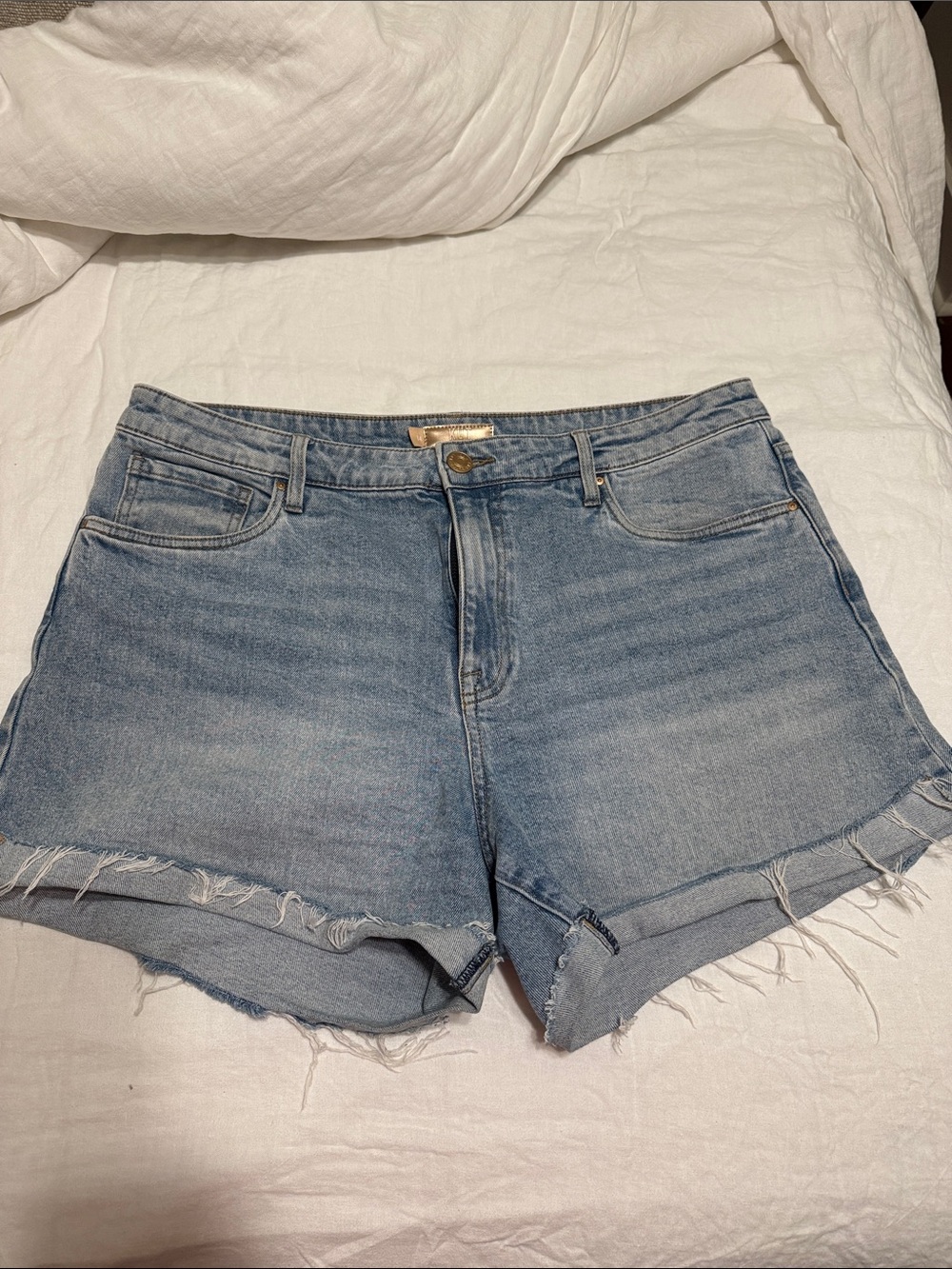 Kut from the Kloth Light Blue Denim Cutoff Shorts